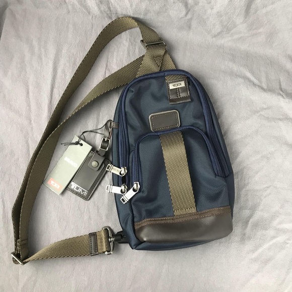 Tumi Other - Tumi Blue and Brown Men's Belt Bag